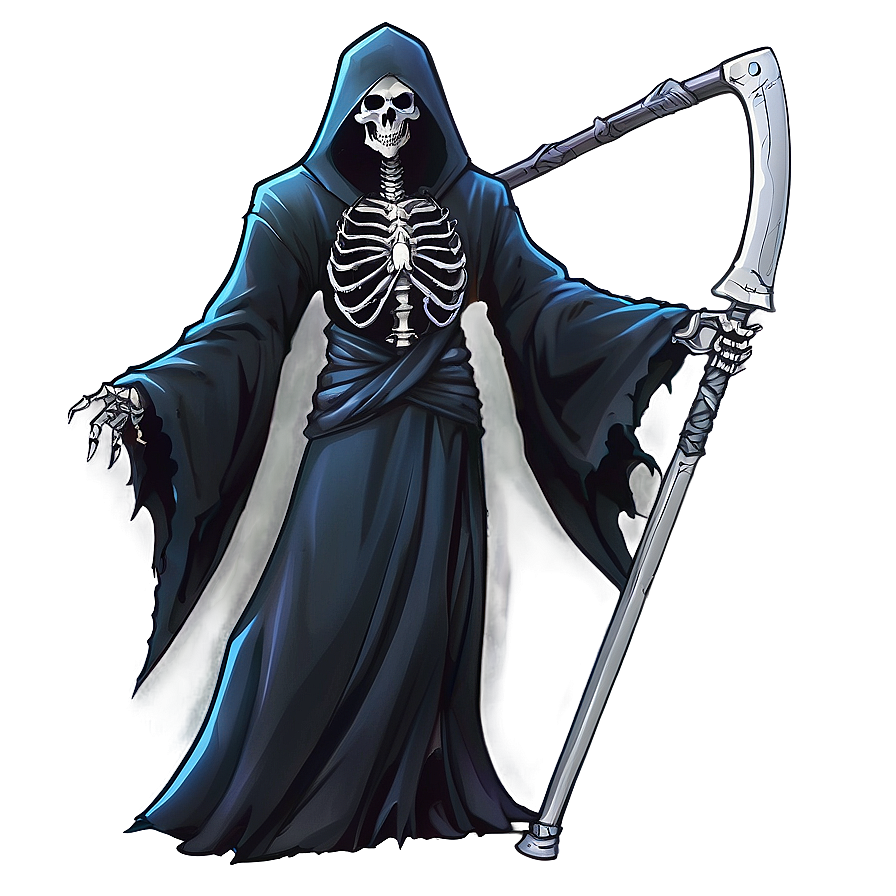 Anime Grim Reaper Png 05062024 PNG image