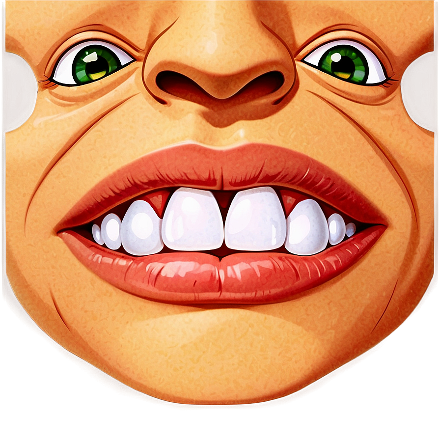 Anime Mouth Frowning Png 49 PNG image