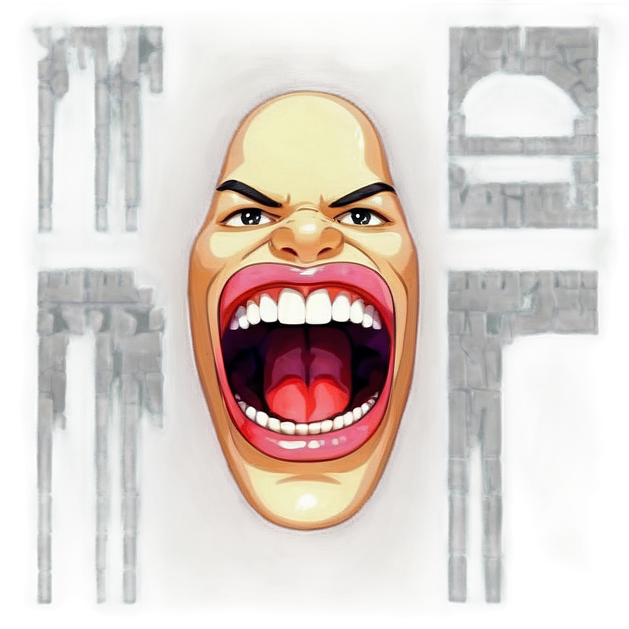 Anime Mouth With Tongue Out Png 06202024 PNG image