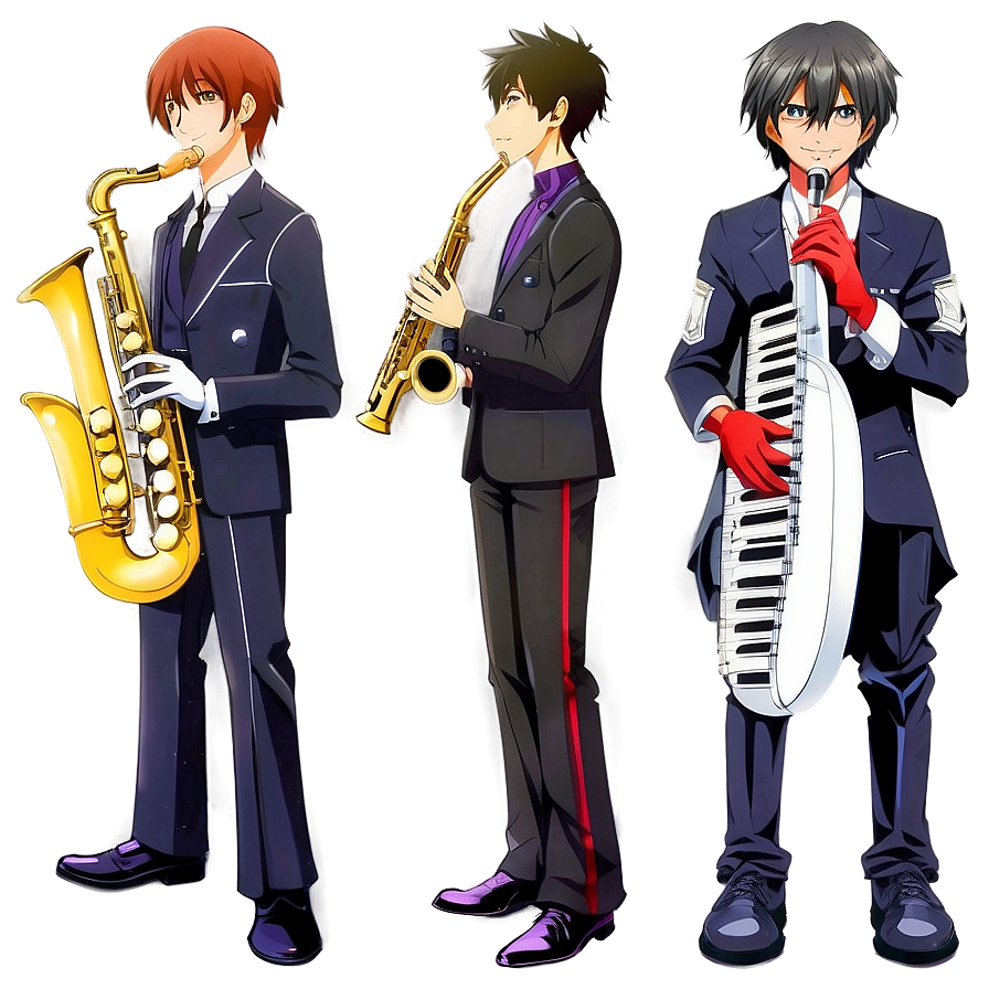 Anime Music Band Png 05032024 PNG image