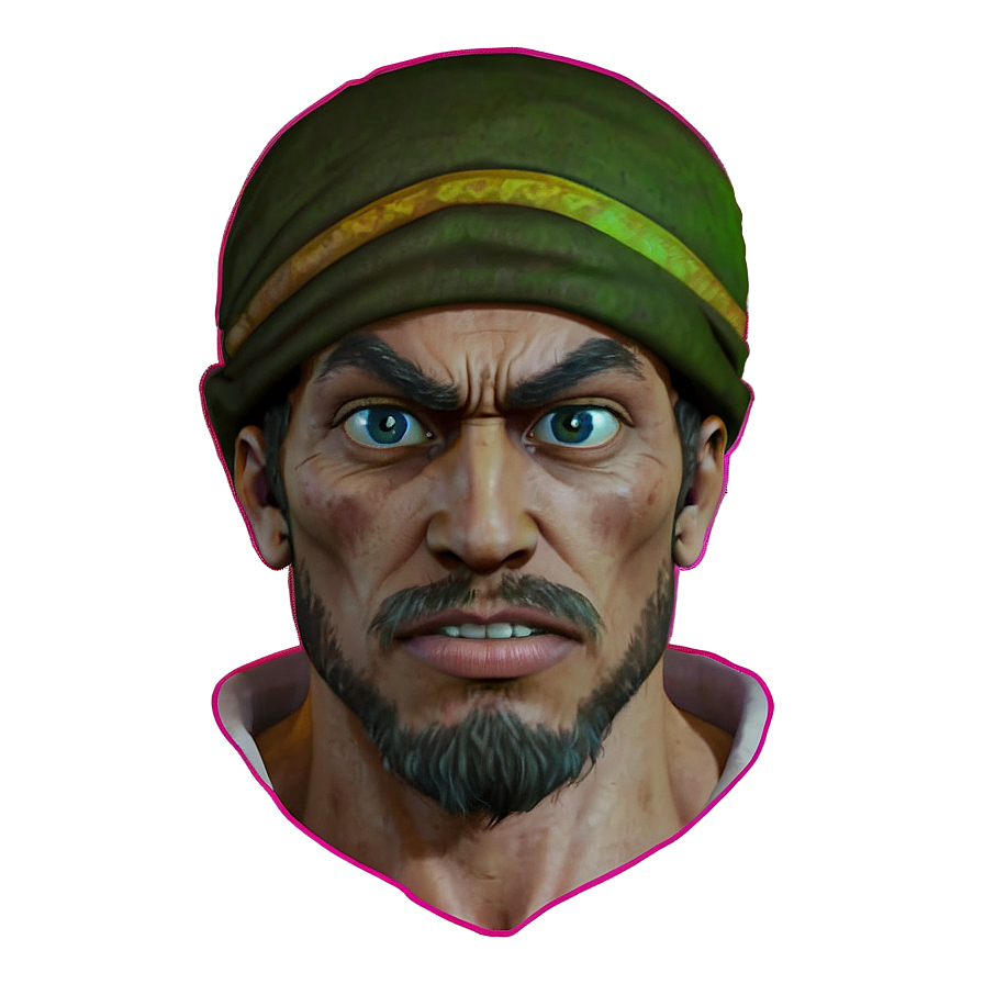 Anime Pirate Face Png 17 PNG image