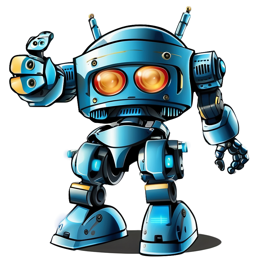 Anime Robot Clipart Png 06262024 PNG image