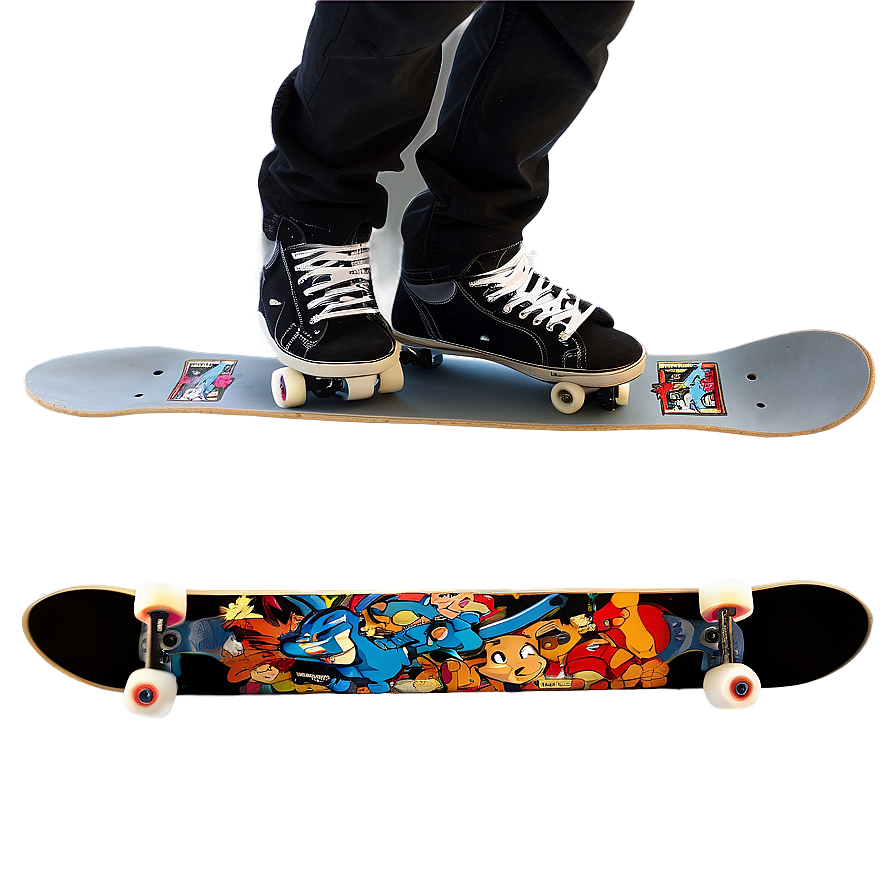 Anime Skateboard Deck Picture Png Pge PNG image