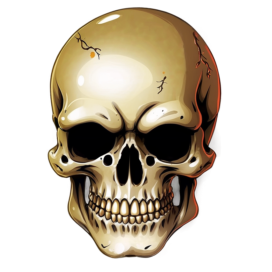 Anime Style Skull Face Png 21 PNG image