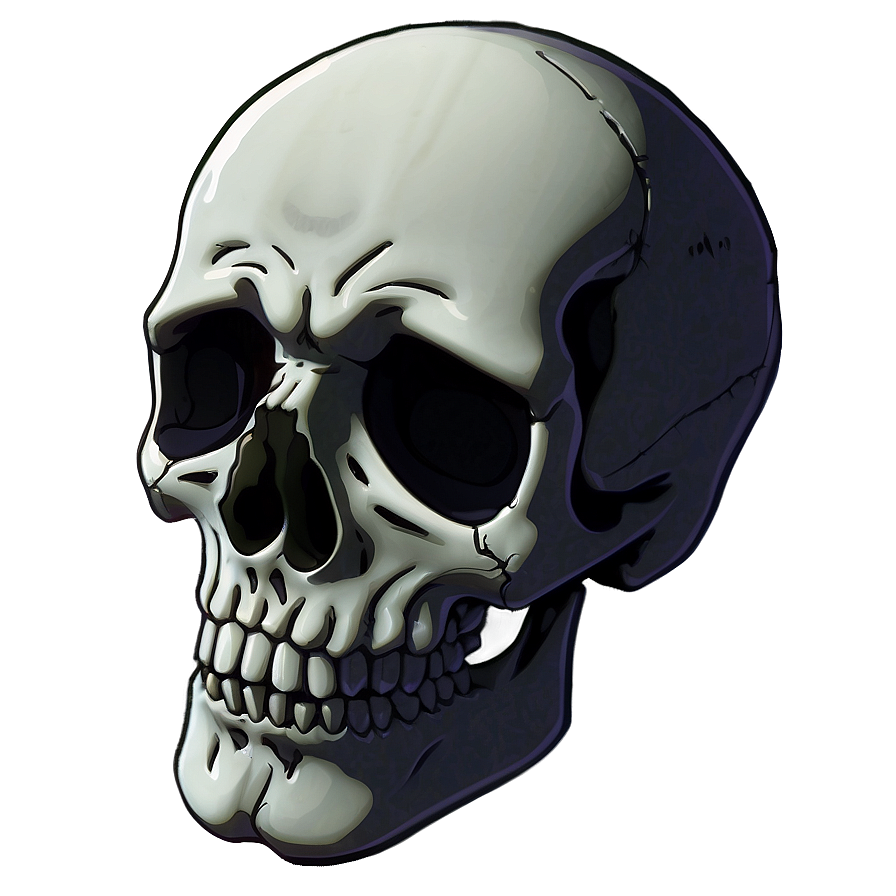 Anime Style Skull Face Png Yxl PNG image