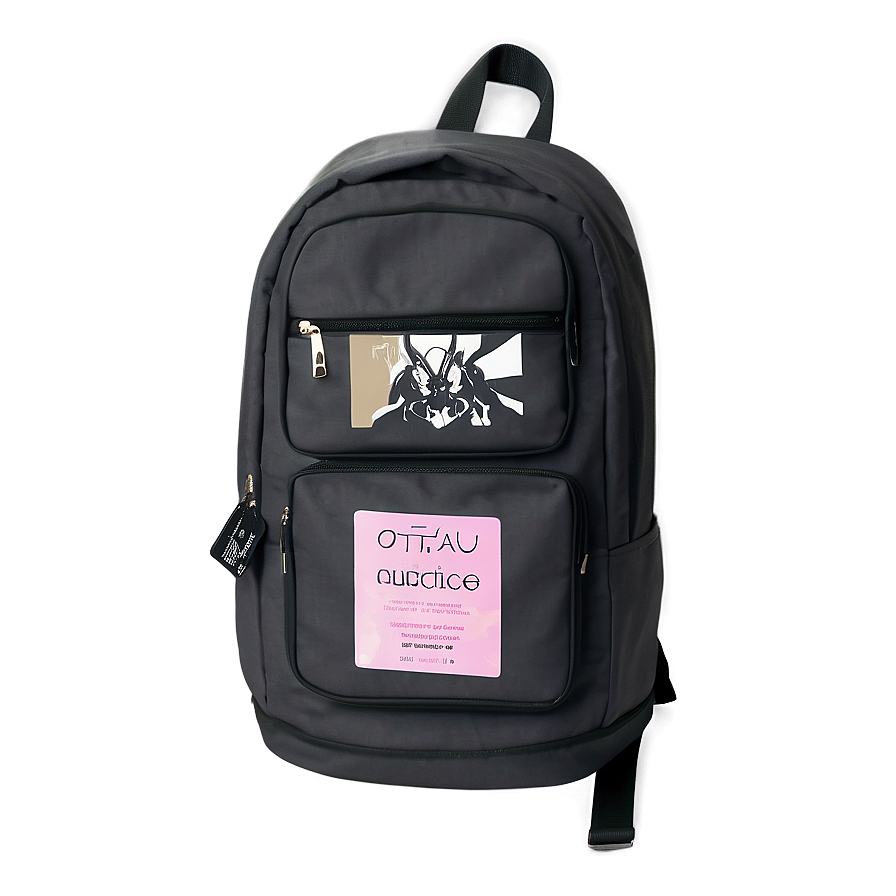 Anime-themed Book Bag Otaku Png Mal76 PNG image