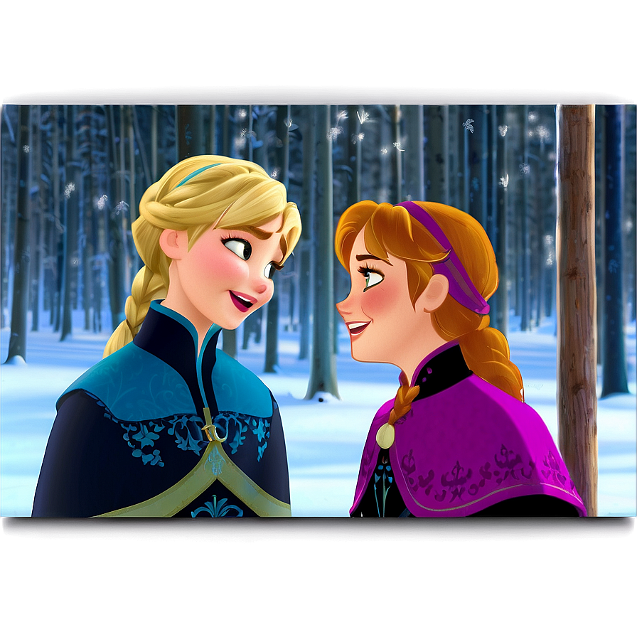 Anna And Kristoff Frozen Moment Png 06272024 PNG image