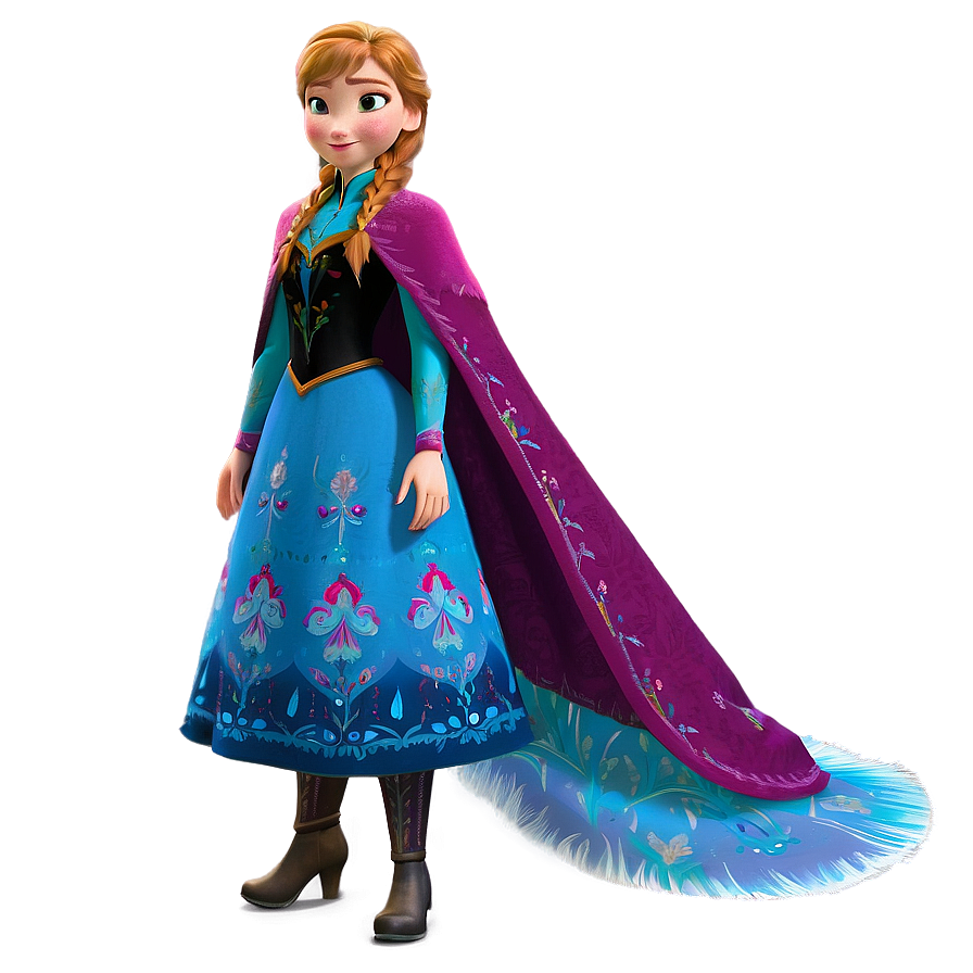 Anna Frozen 2 Final Outfit Png 06282024 PNG image