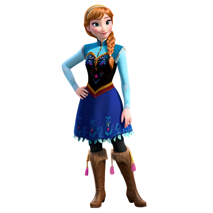 Anna Frozen Adventure Outfit Png Ndp96 PNG image