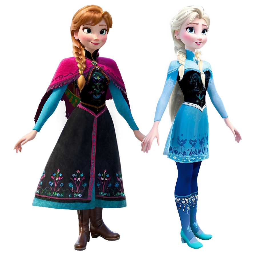 Anna Frozen Adventure Outfit Png Puq29 PNG image