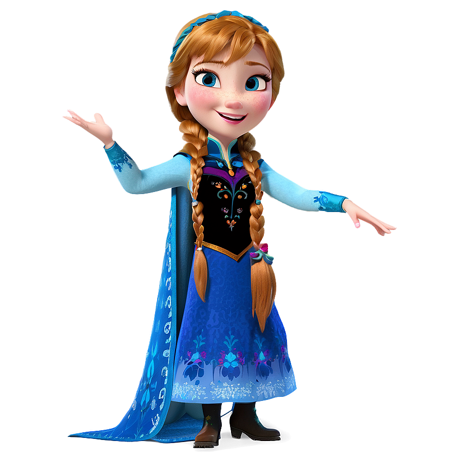 Anna Frozen Character Png 22 PNG image