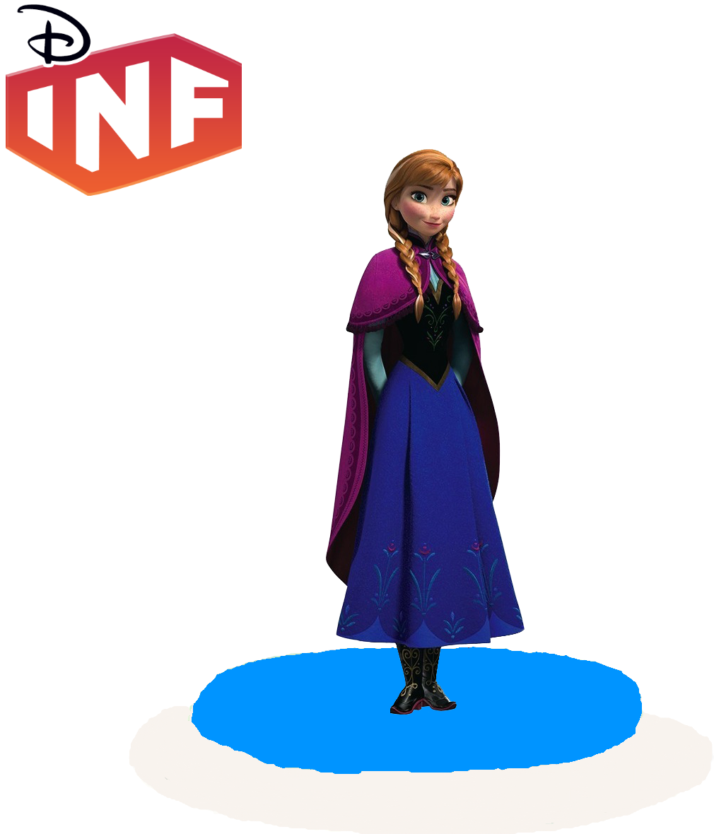 Anna Frozen Character Pose PNG image