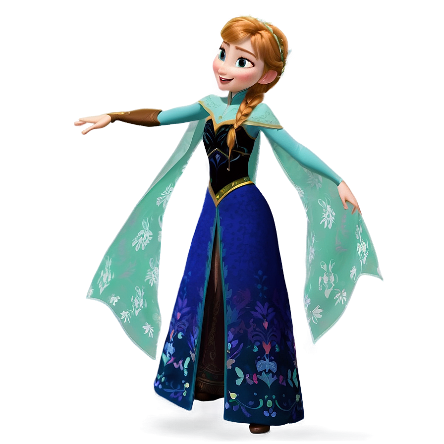 Anna Of Arendelle Frozen Png Tgk PNG image