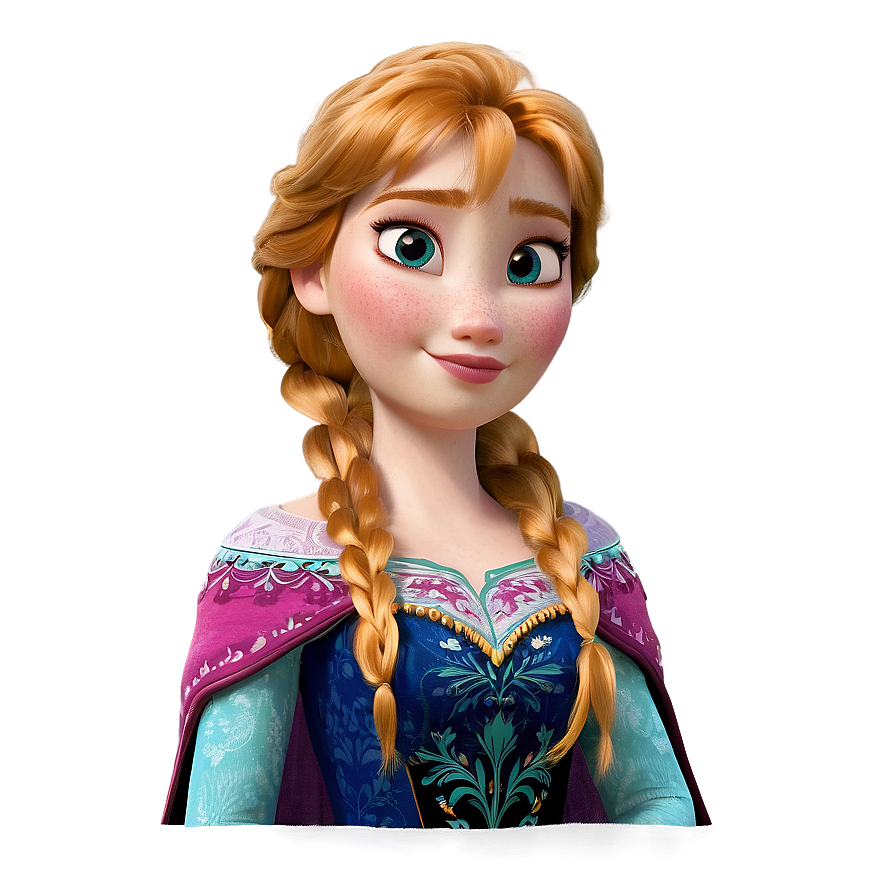 Anna Of Frozen Profile Png Pwf75 PNG image