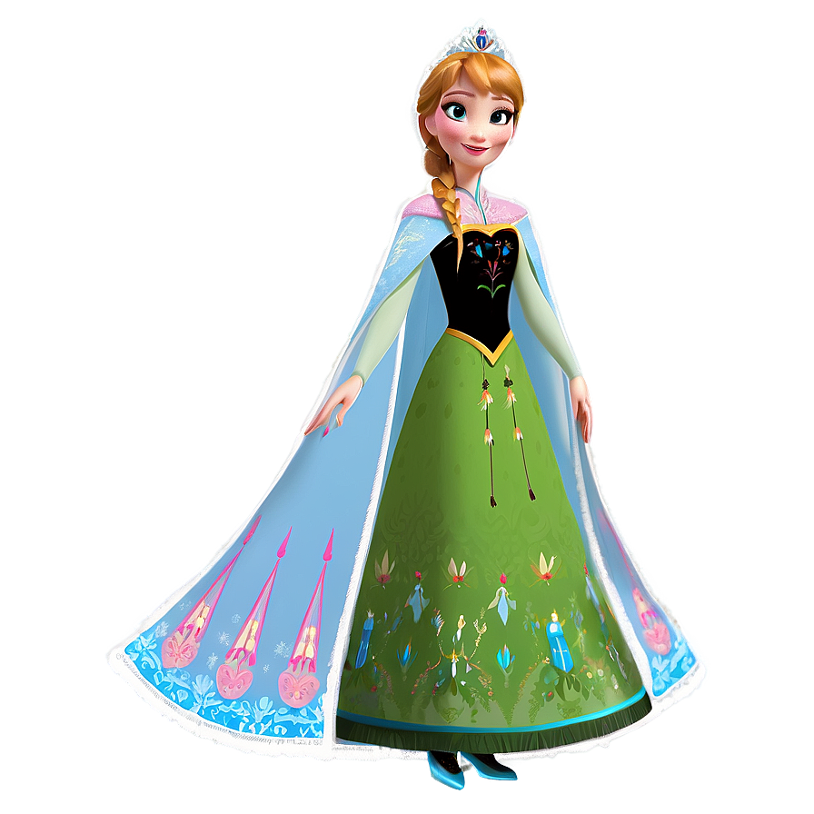 Anna's Coronation Dress Frozen Png Cin11 PNG image