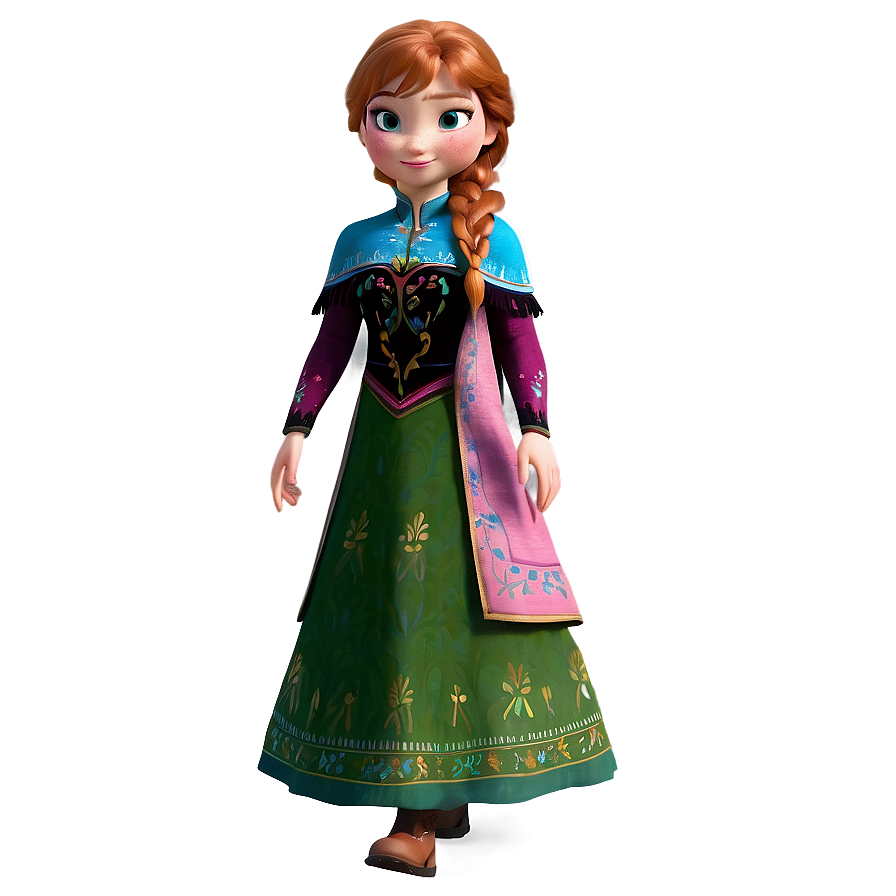 Anna's Winter Outfit Frozen Png 77 PNG image