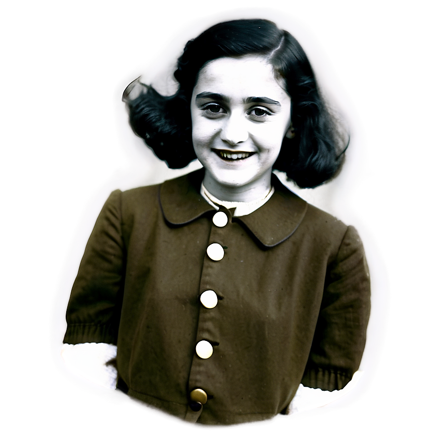 Anne Frank A PNG image