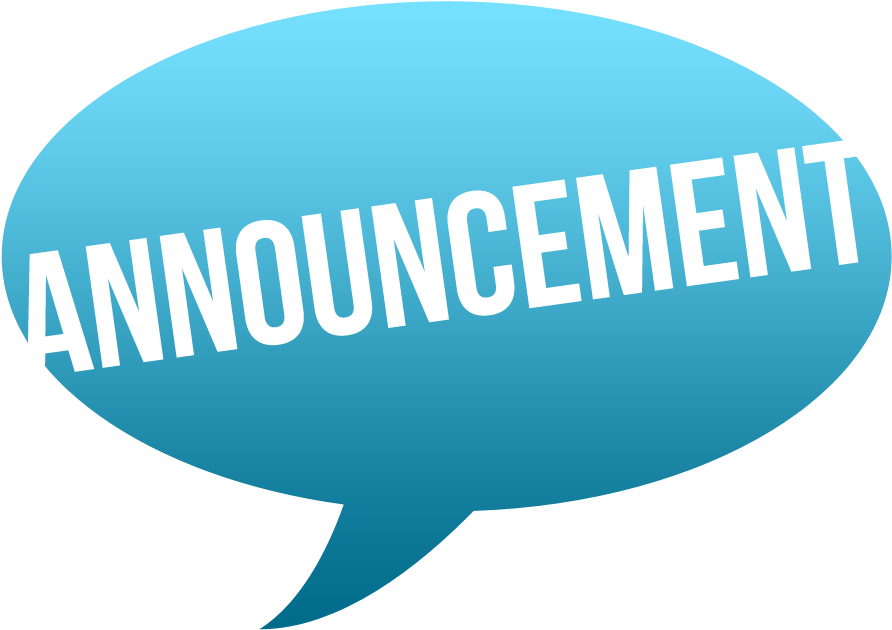 Announcement Speech Bubble Graphic PNG image