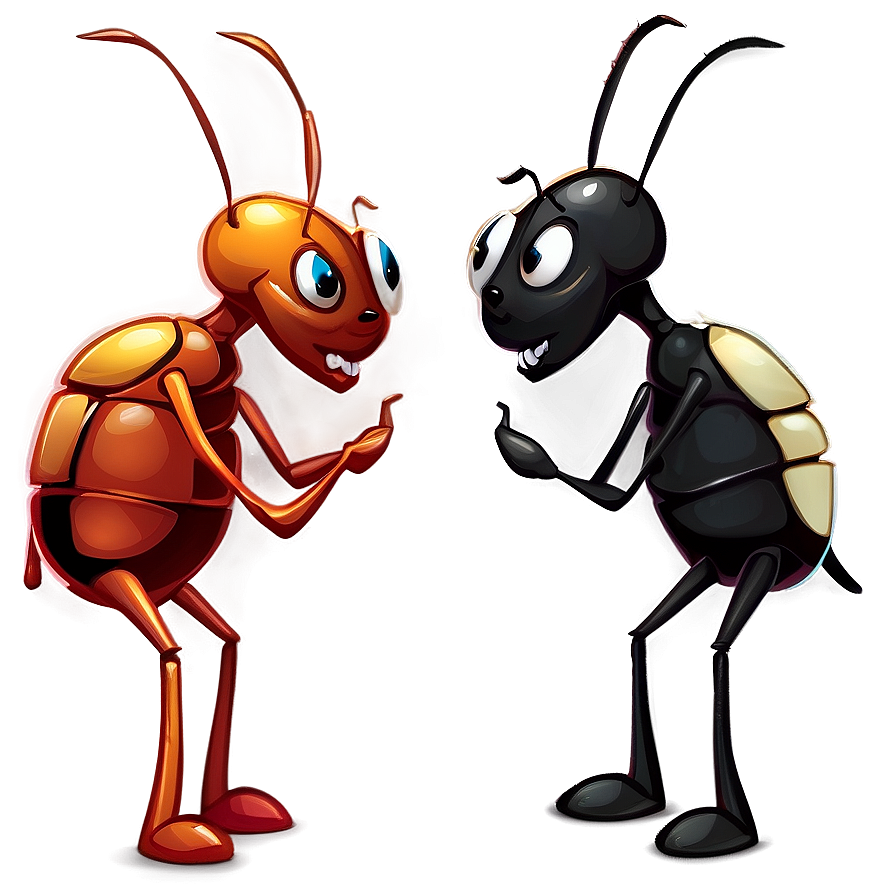 Ant Conversation Cartoon Png 23 PNG image