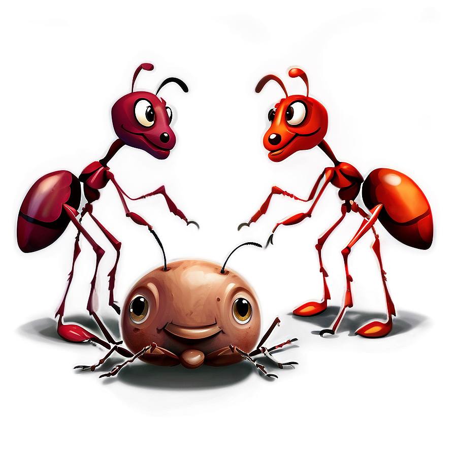Ant Conversation Cartoon Png 36 PNG image