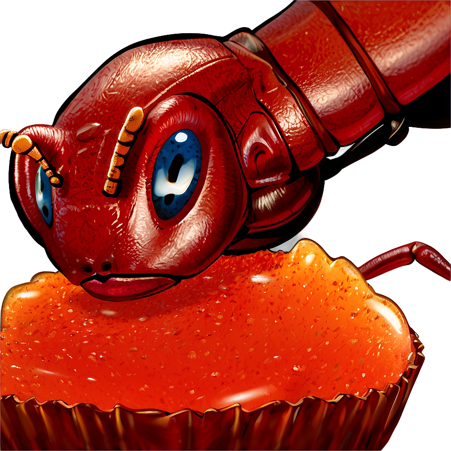 Ant Eating Sugar Art Png 05242024 PNG image