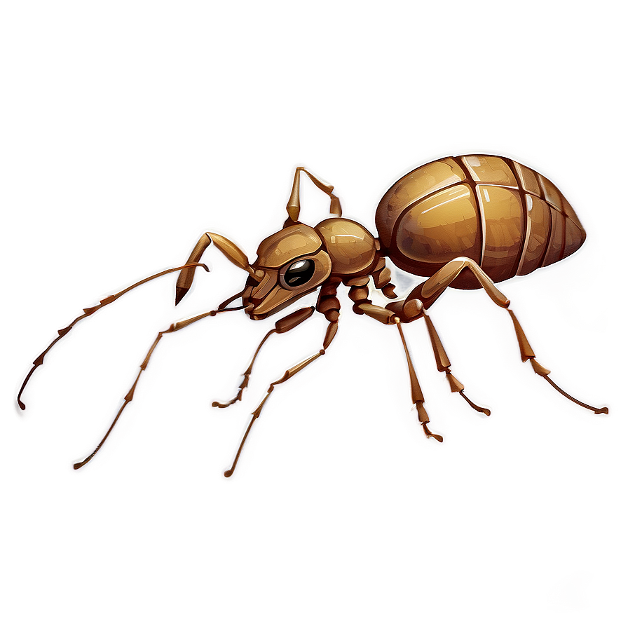 Ant Fossil Illustration Png Wtl86 PNG image