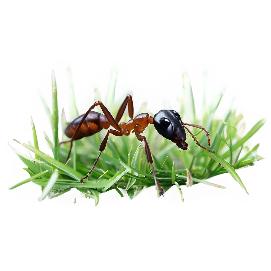 Ant In Grass Photo Png 2 PNG image