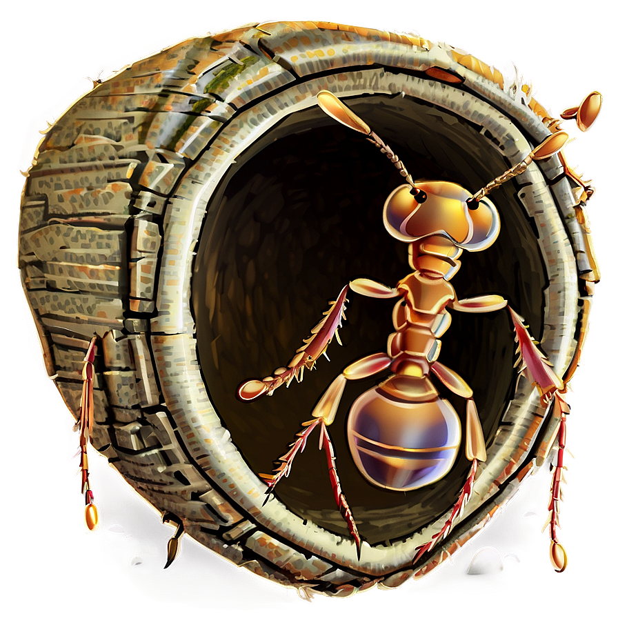 Ant Nest Drawing Png 64 PNG image