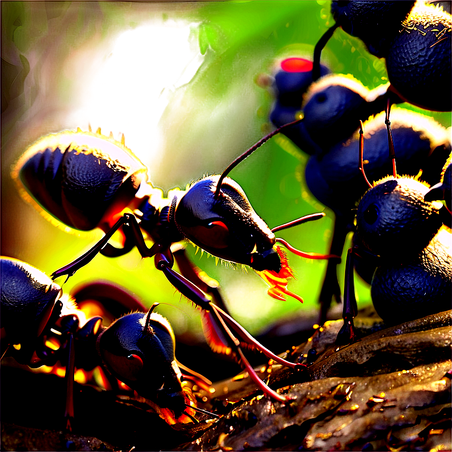 Ant Queen And Workers Png Csf24 PNG image
