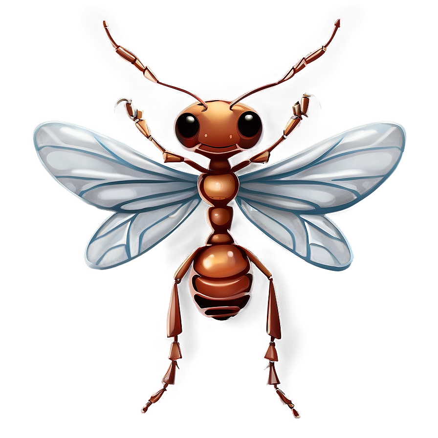 Ant With Wings Drawing Png Nxw53 PNG image