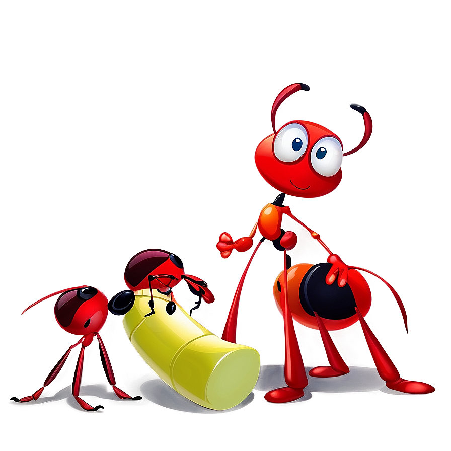 Ant Working Together Graphic Png 05242024 PNG image