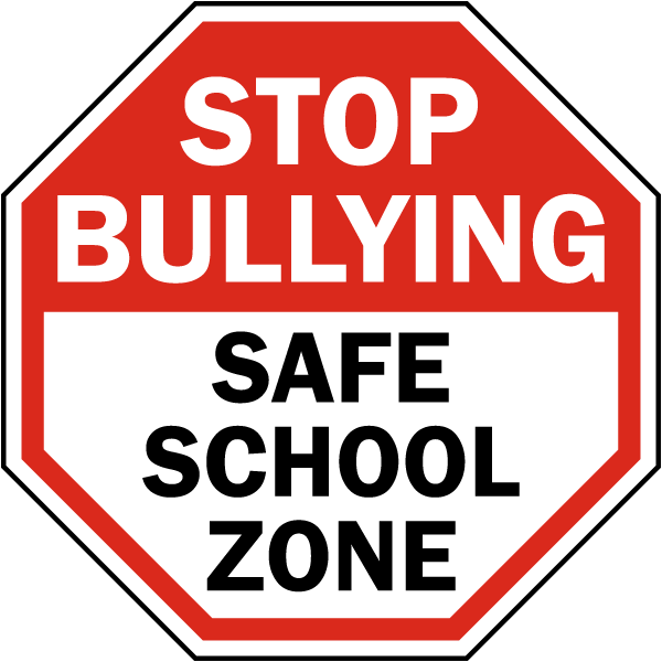 Anti Bullying Stop Sign PNG image