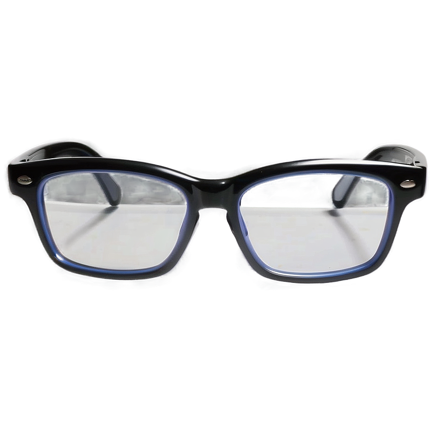 Anti Reflective Glasses Png 04292024 PNG image