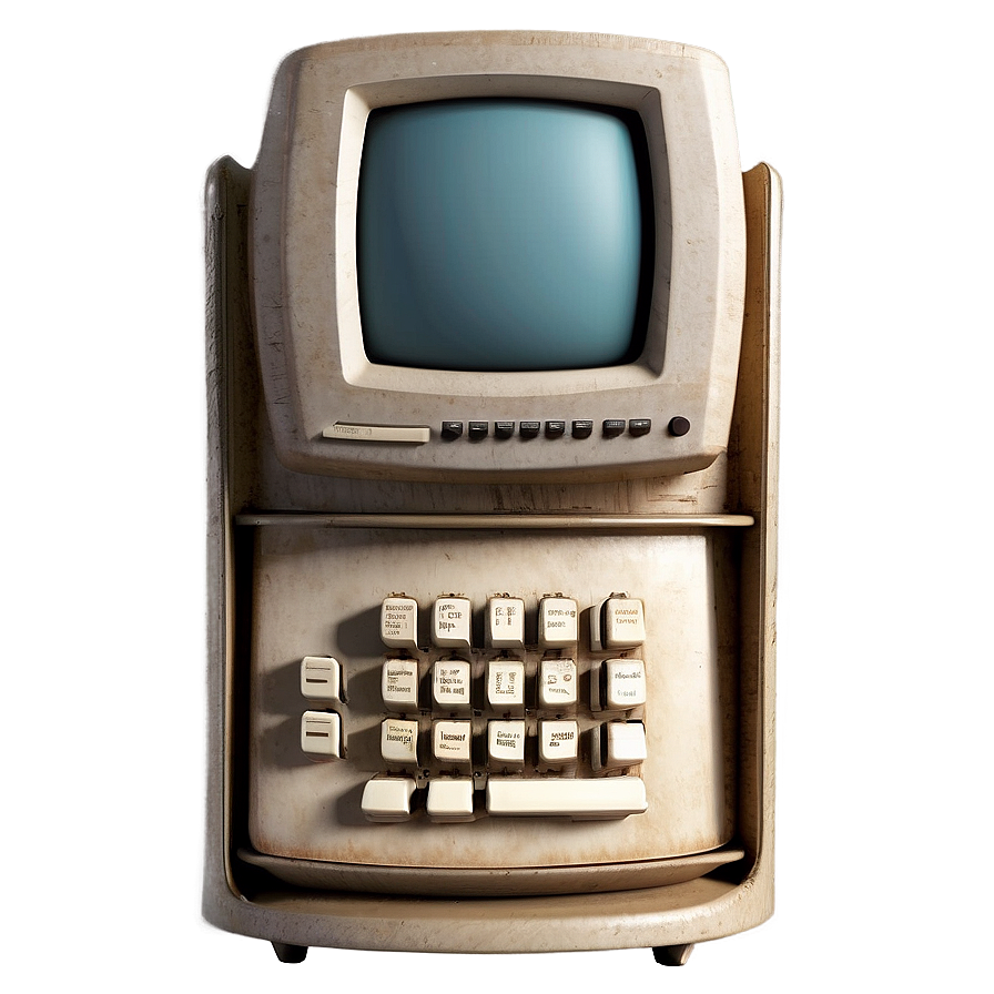 Antique 90s Computer Model Png Ypm PNG image