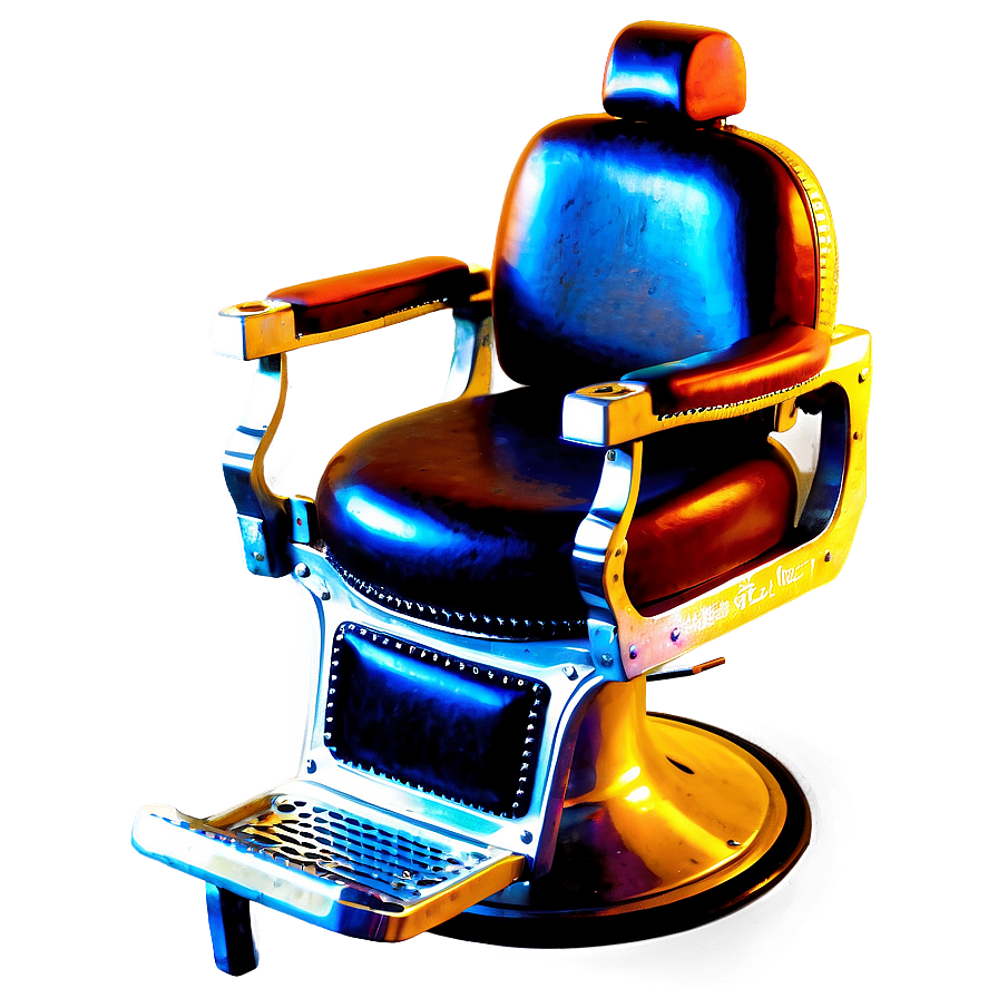 Antique Barber Chair Png Ong72 PNG image