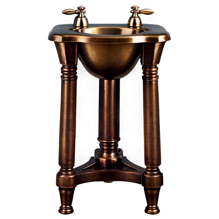 Antique Bathroom Sink Png 06132024 PNG image