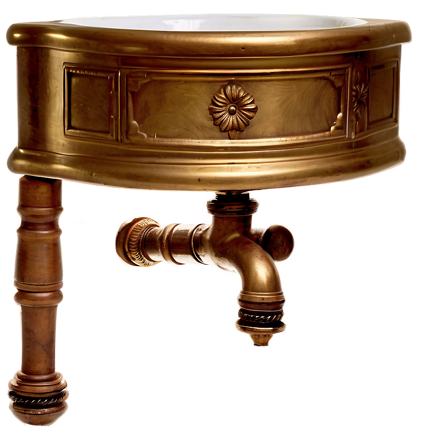 Antique Bathroom Sink Png Bwi PNG image