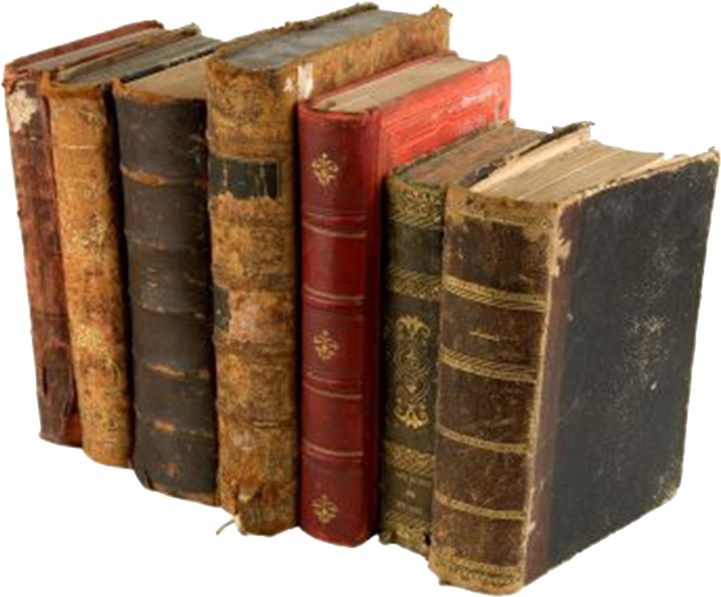 Antique Books Collection PNG image