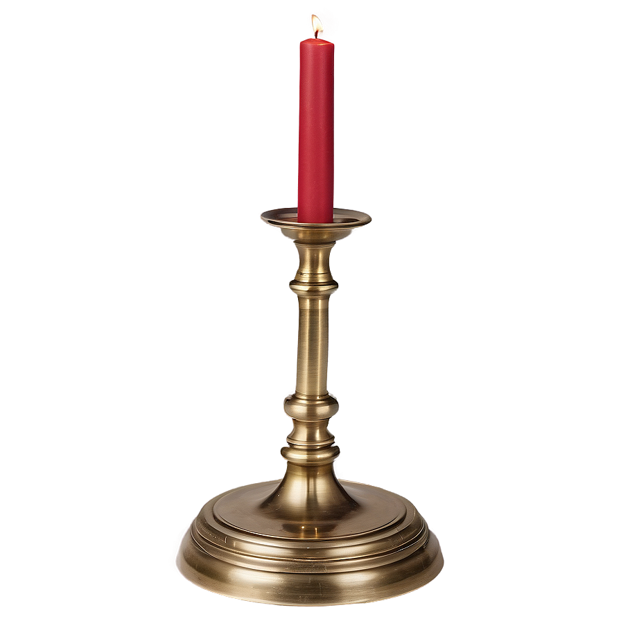 Antique Brass Candlestick Png Fyq86 PNG image