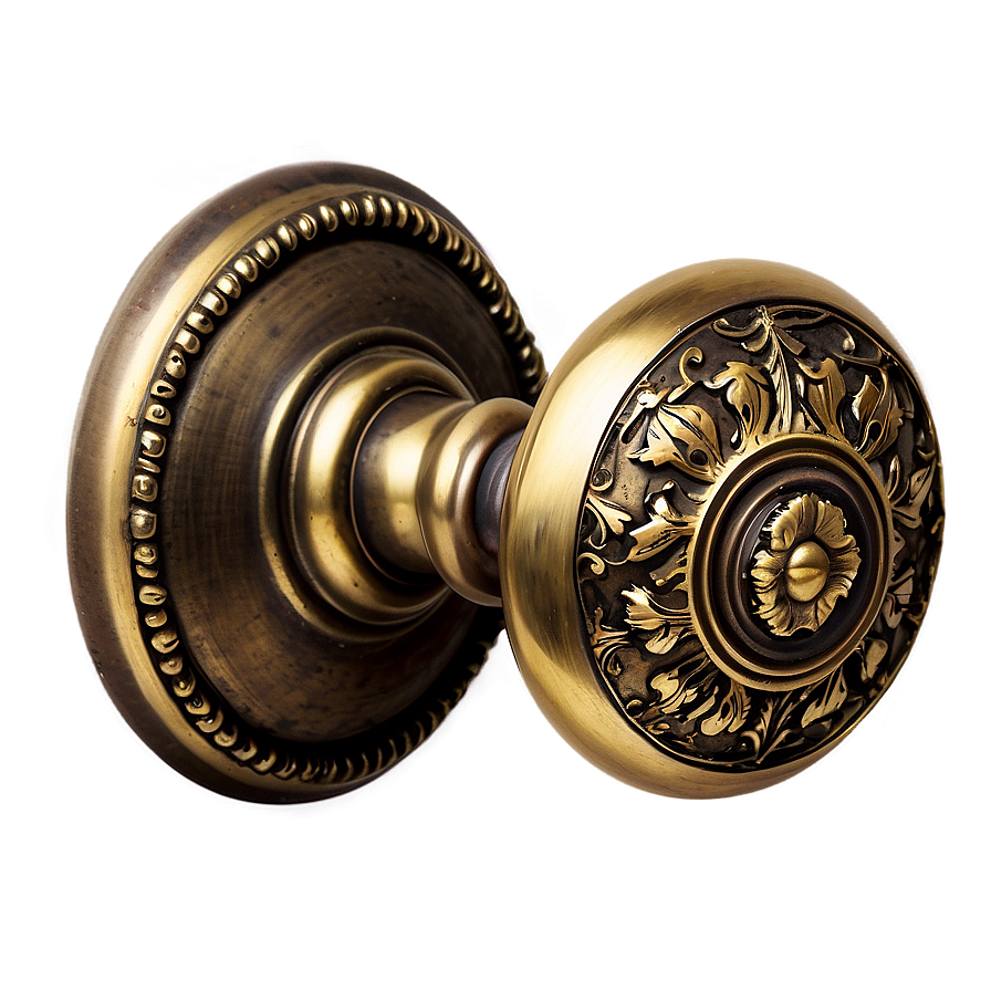 Antique Brass Doorknob Png Yjs PNG image