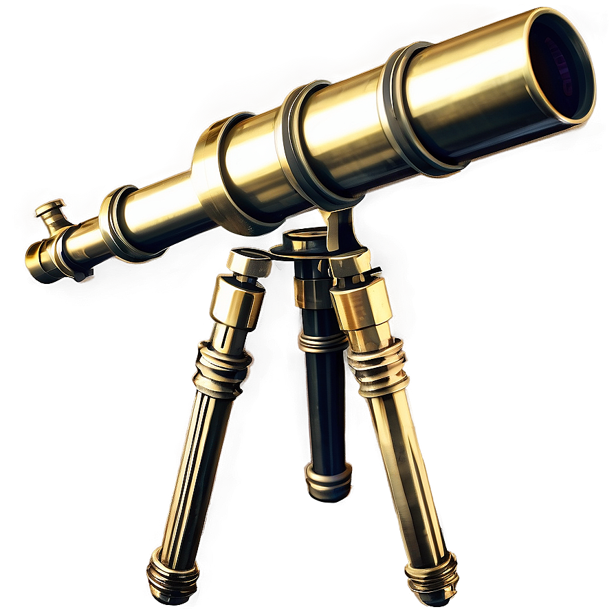 Antique Brass Telescope Png 05242024 PNG image