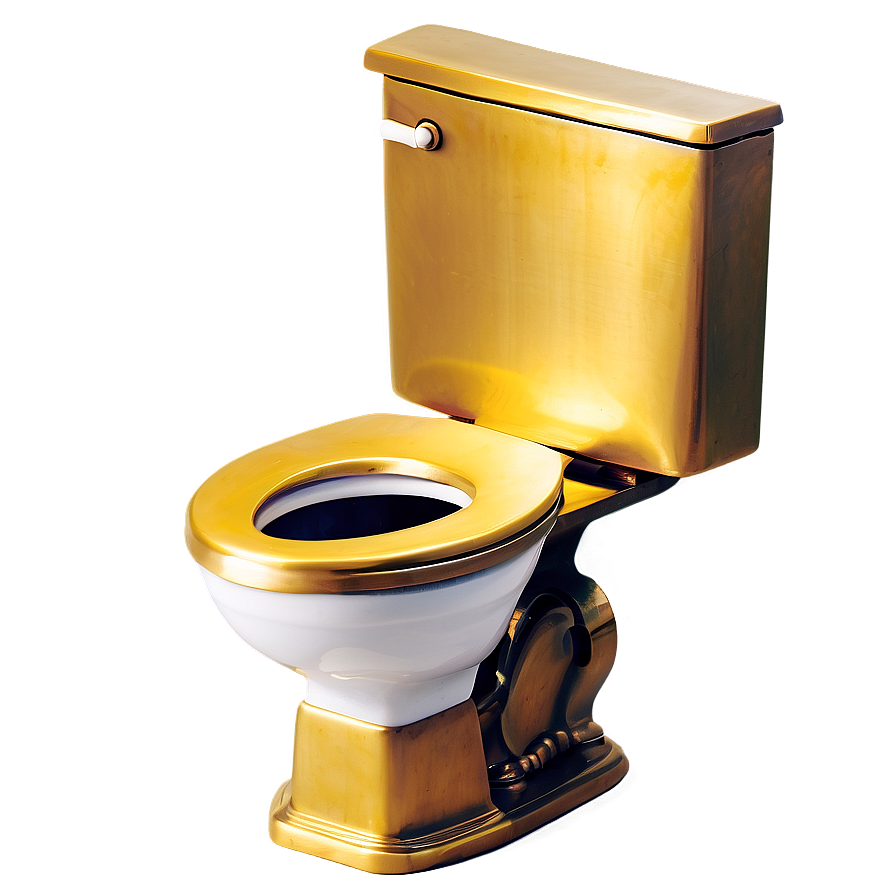 Antique Brass Toilet Png 94 PNG image