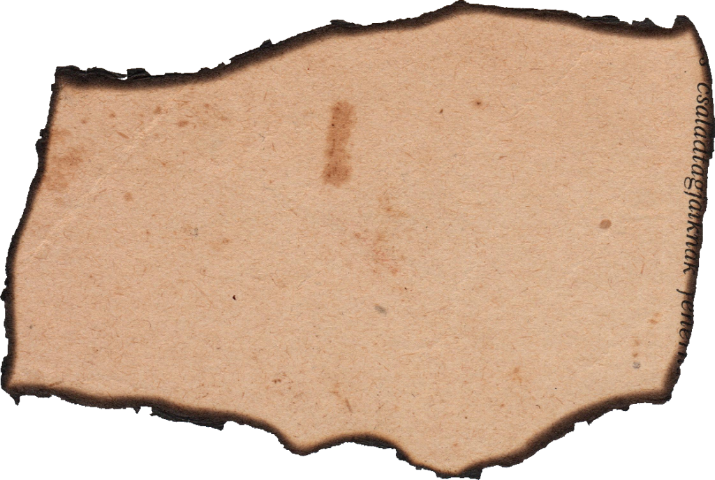 Antique Burnt Paper Texture PNG image