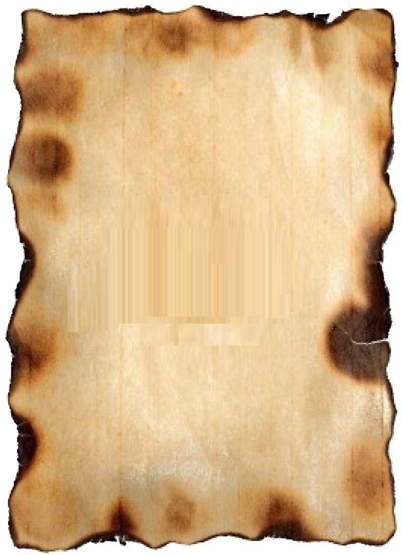 Antique Burnt Paper Texture PNG image