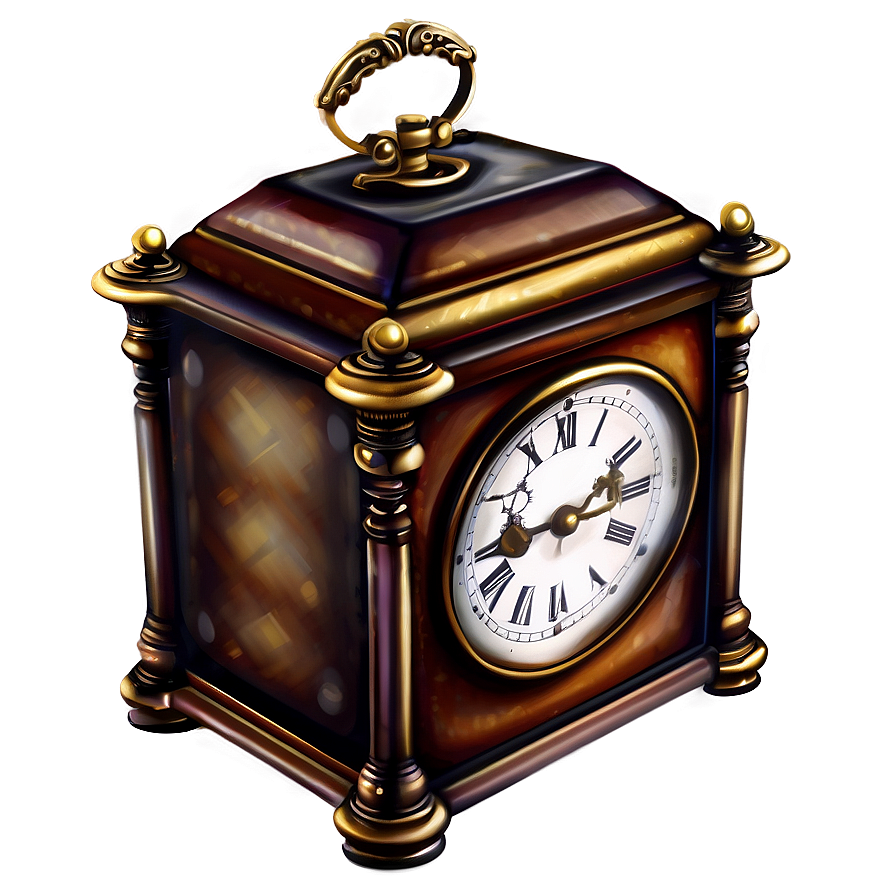 Antique Clock Clipart Png Yrd PNG image