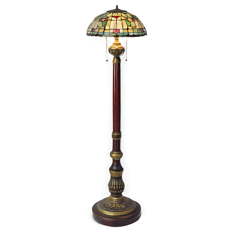 Antique Floor Lamp Png 06122024 PNG image