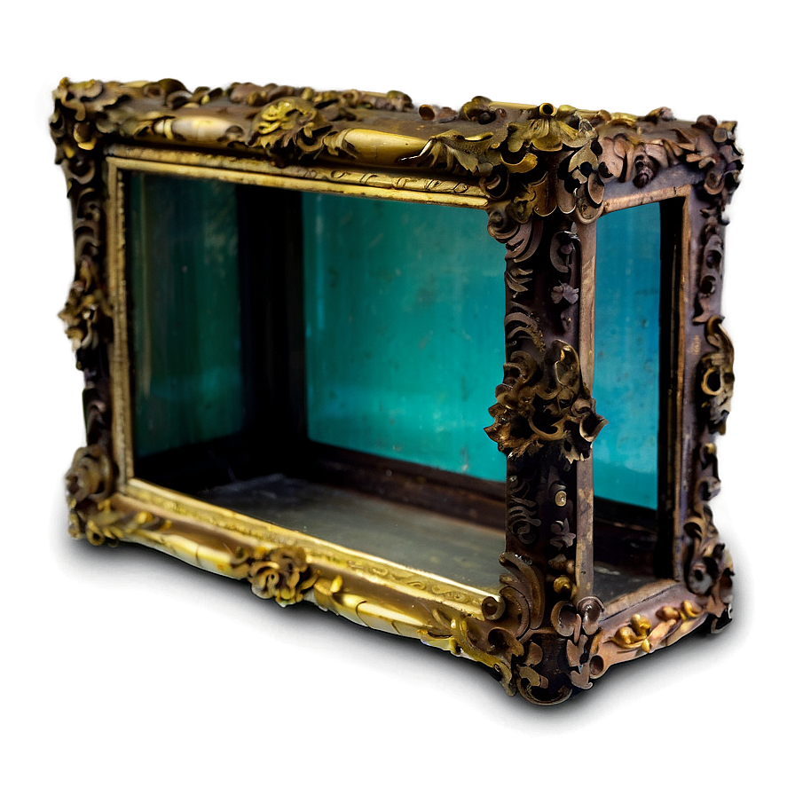 Antique Glass Shadow Box Png 18 PNG image