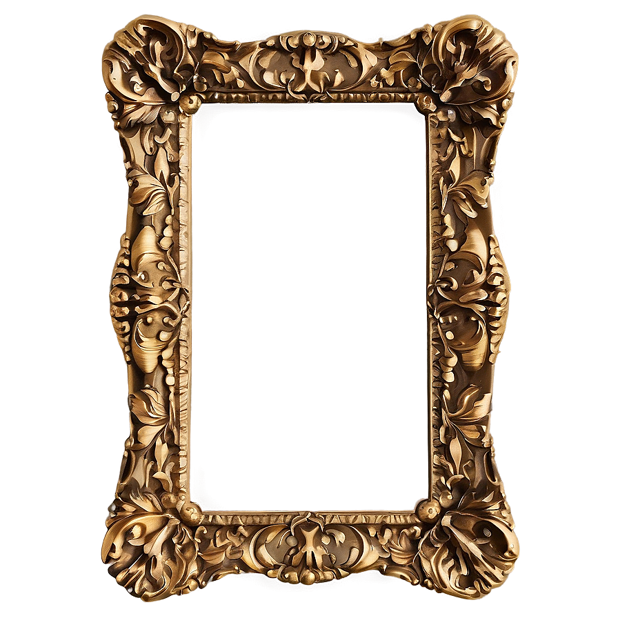 Antique Gold Frame Png 31 PNG image