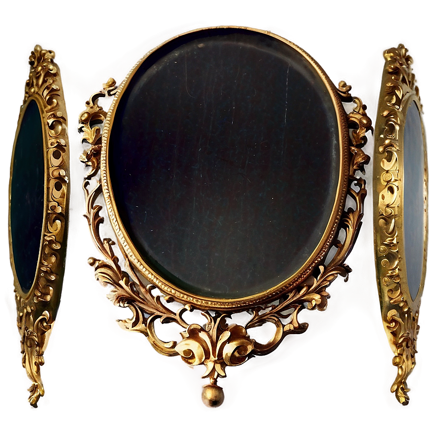 Antique Gold Plate Png 23 PNG image