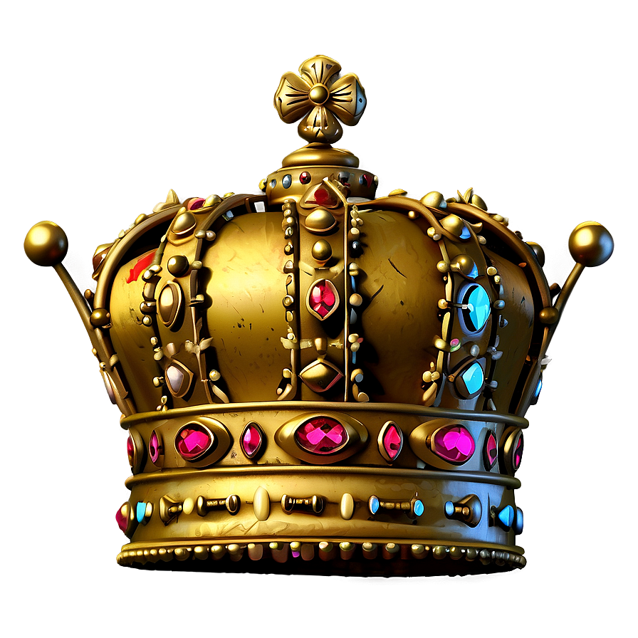 Antique Golden Crown Png 51 PNG image